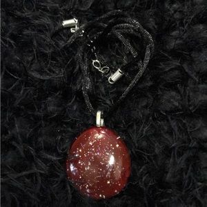 Marble Glass One of a Kind Unique Rare Handmade Necklace